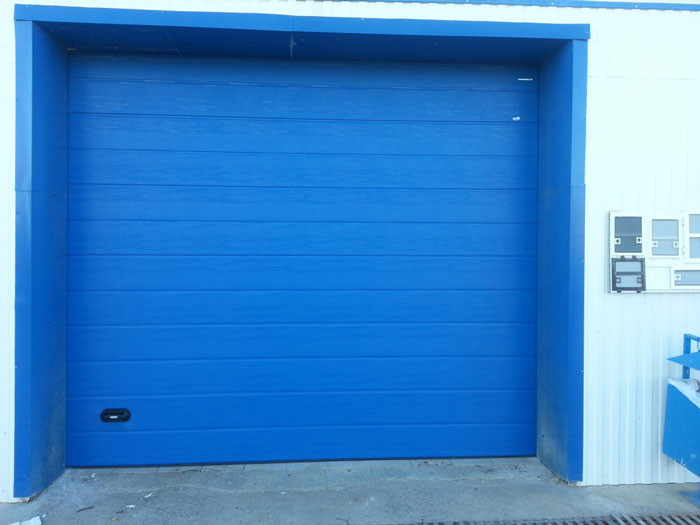 Секционные ворота Синие DoorHan RSD02