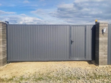 Откатные ворота DoorHan Серые